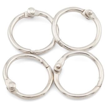 Кольцо зажимное Ultrafix 8 шт. 20х2 мм Ø 15 мм Платина