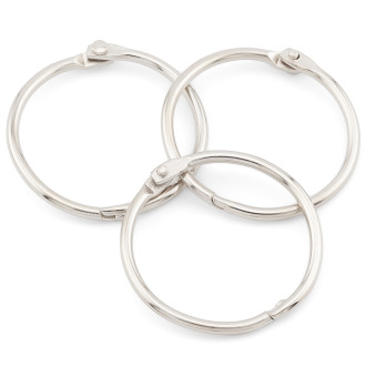 Кольцо зажимное Ultrafix 6 шт. 37х2,7 мм Ø 31 мм Платина