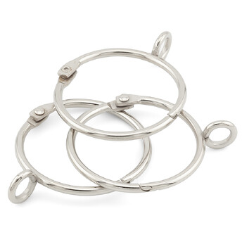 Кольцо зажимное Ultrafix с петлей (Ø 7 мм) 2 шт. 45х3 мм Ø 38 мм Платина