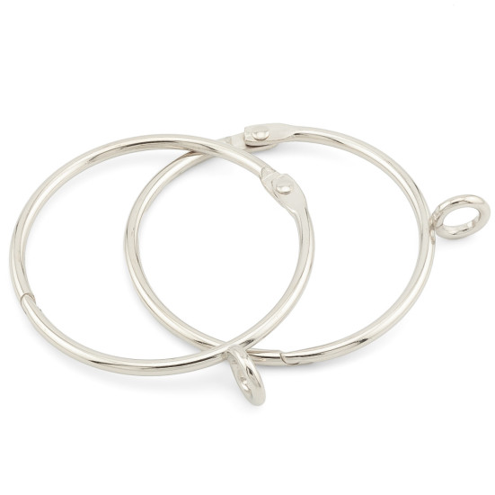 Кольцо зажимное Ultrafix с петлей (Ø 7 мм) 2 шт. 56х3 мм Ø 50 мм Платина