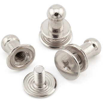 Винт кобурной 14 шт. 4х7,5х6,5 мм Платина