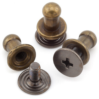 Винт кобурной 14 шт. 4х7,5х6,5 мм Бронзовый