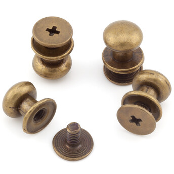 Винт кобурной 12 шт. 6х8х7,5 мм Бронзовый