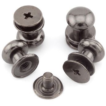 Винт кобурной 12 шт. 6х8х7,5 мм Черный Никель