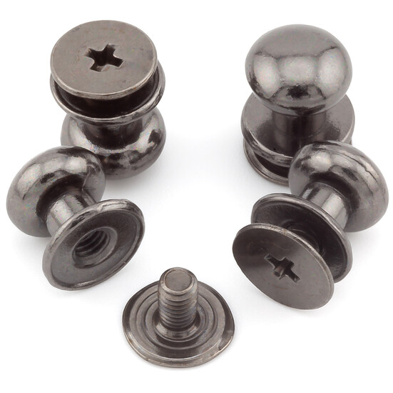 Винт кобурной 12 шт. 6х8х7,5 мм Черный Никель