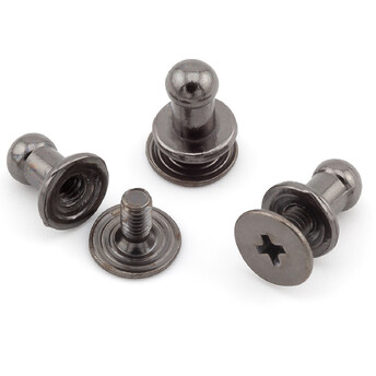 Винт кобурной 14 шт. 4х7,5х6,5 мм Черный Никель