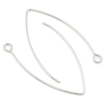 Швензы из нержавеющей стали V-образные 5 пар 40х0,8 мм Платина