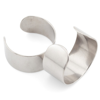 Кольцо регулироемое с-образное нержавеющая сталь 4 шт. 10х0,6 мм Платина