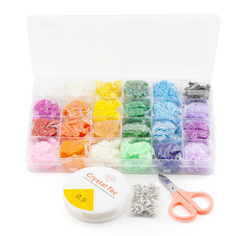 Набор для изготовления украшений из бисера №55 190х130х22 мм ±480 г (±12000 шт.)