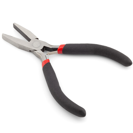 Инструмент Плоскогубцы плоские 1 шт. 12 см Черный с красным