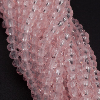 Намистини Swarovski огранювання рондель 2,5х2 мм Ø 0,5 мм 170 шт. Рожевий 025
