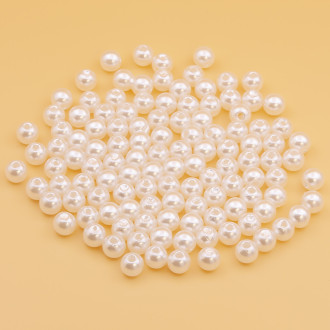 Бусины пластиковые имитация жемчуга 5 мм +-20 г (+-350 шт.)