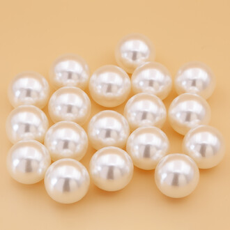 Бусины пластиковые имитация жемчуга 14 мм +-24,4г (+-18 шт.)