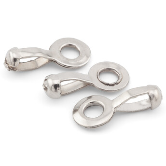 Коннектор для шариковой цепи нержавеющая сталь 5 шт. 2,0/2,4 мм Платина