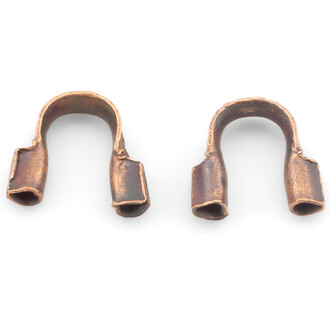 Протектор для шнура лески +-50 шт. 4,5х4 мм отв. 0,8 мм Медный