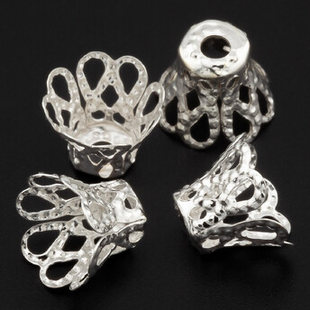 Обниматель для бусин Галилео +-100 шт. 7х9 мм Серебристый