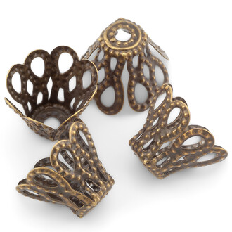 Обниматель для бусин Галилео +-200 шт. 5х6 мм Бронзовый