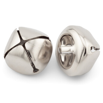 Бубенчик подвеска Крестообразный, 20шт., размер 22мм, цвет Платина