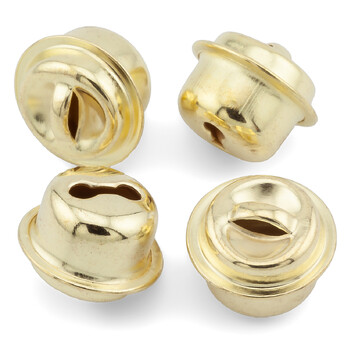 Бубенчик подвеска, размер 12мм, цвет Золотистый, 30шт.