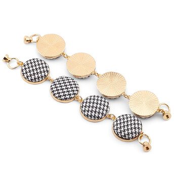 Держатель телефона декор чехла принт Утиная лапка 18х2,7 см 1 шт. Черный