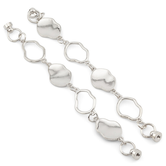 Держатель телефона Металлический декор 17х1,8 см 1 шт. Платина