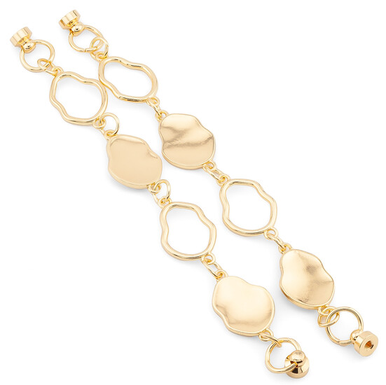 Держатель телефона Металлический декор 17х1,8 см 1 шт. Золотистый