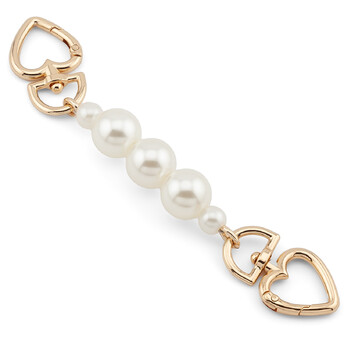 Держатель телефона декор чехла Love 16,5х1,8 см 1 шт. карабин 27 мм 1 шт. Жемчужный