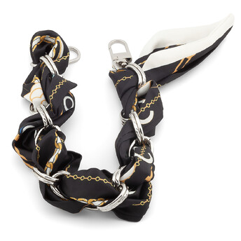 Цепь с лентой Твилли для телефона/сумки 30х1,6 см 1 шт. принт Silver Xiaoxiang Series ●Black Model