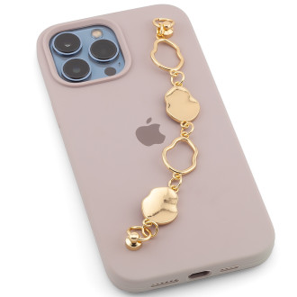 Держатель телефона Металлический декор 17х1,8 см 1 шт. Золотистый