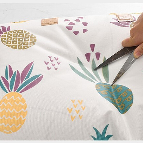 Сумка тканевая с молнией, водоотталкивающая, 1шт., размер 75х52см на 75л, принт Small Tree