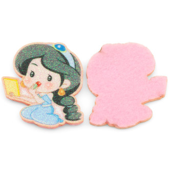 Аппликация пришивная нашивка Жасмин 5,2х4,3см 2 шт. наряд Голубой