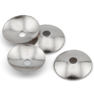 Обниматели для бусин Круглый +-200 шт. 8 мм Платина