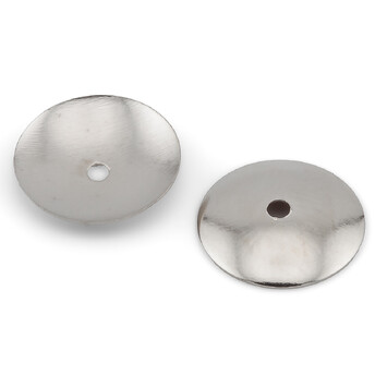 Обниматели для бусин Круглый +-100 шт. 10 мм Платина