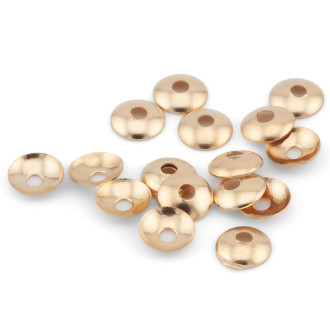 Обниматели для бусин Круглый +-300 шт. 4 мм Золотистый