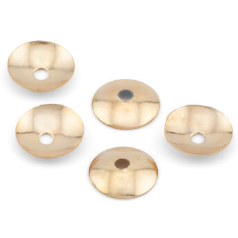 Обниматели для бусин Круглый +-300 шт. 6 мм Золотистый