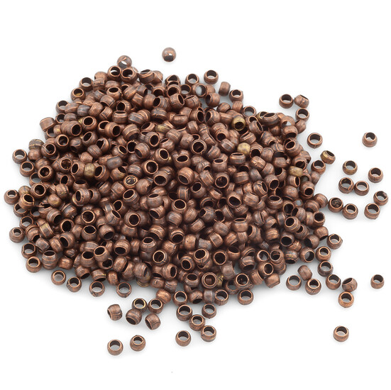 Стопперы (кримпы) фиксатор Бусина 2,0 мм Медный +-350 шт.