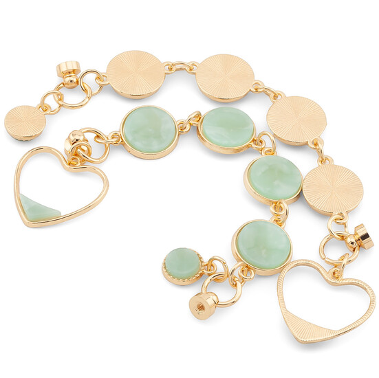 Держатель телефона декор чехла с винтами Мраморный принт 15х1,8 см 1 шт. Оливковый