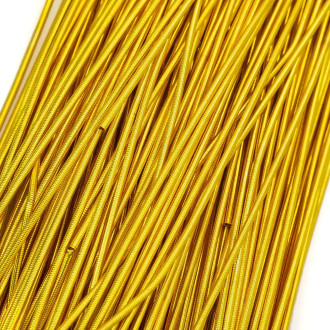 Канитель гладкая глянцевая 1 мм 5 г Золото яркое