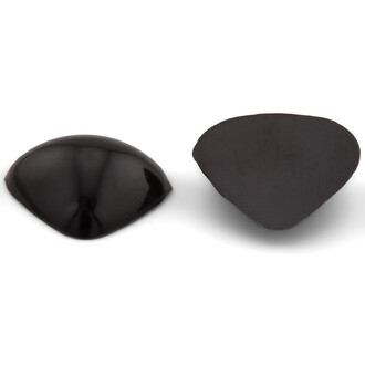 Носики для игрушек клеевые 12х15 мм +-50 шт. Черный