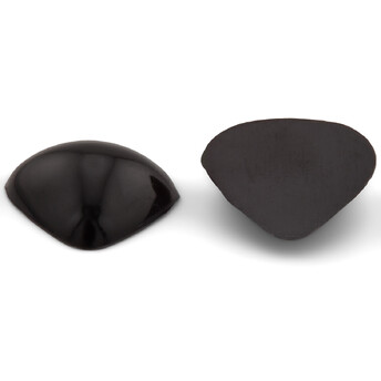 Носики для игрушек клеевые 12х15 мм +-50 шт. Черный