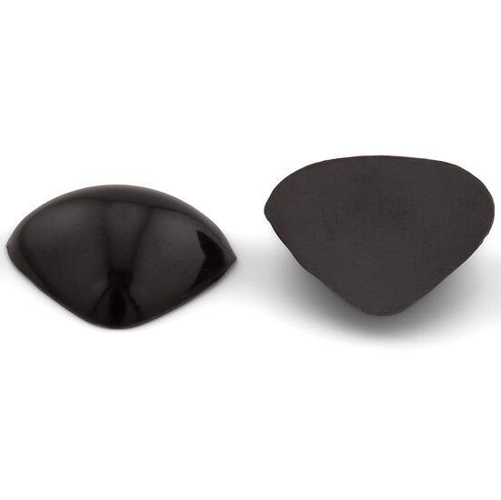 Носики для игрушек клеевые 12х15 мм +-50 шт. Черный