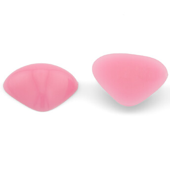 Носики для игрушек клеевые 12х15 мм +-50 шт. Розовый