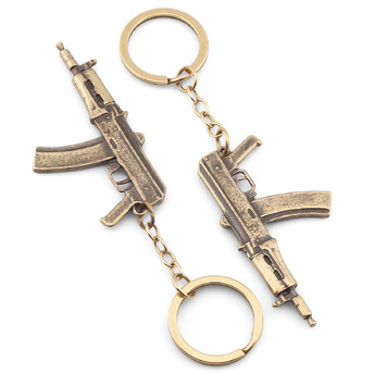 Брелок Автомат АК 57х31 мм 1 шт. Бронза