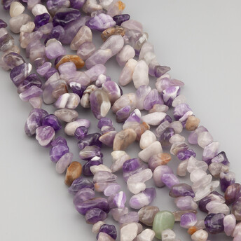 Аметист сколы крошка из камня 5-10 мм +-80 см 1 шт.