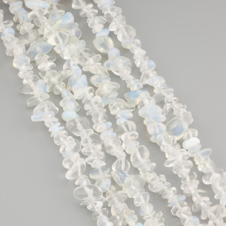 Лунный камень сколы крошка из камня 5-10 мм +-80 см 1 шт.