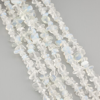 Лунный камень сколы крошка из камня 5-10 мм +-80 см 1 шт.