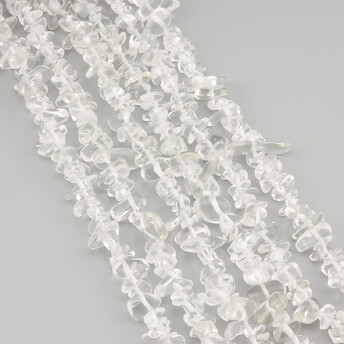 Горный хрусталь сколы крошка из камня 5-10 мм +-80 см 1 шт.