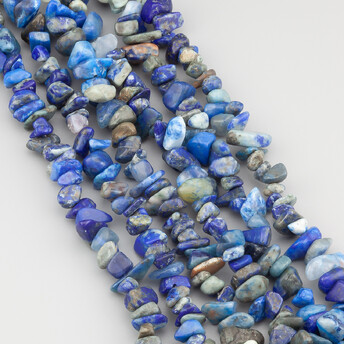 Лазурит сколы крошка из камня 5-10 мм +-80 см 1 шт.