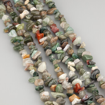 Яшма зеленая сколы крошка из камня 5-10 мм +-80 см 1 шт.