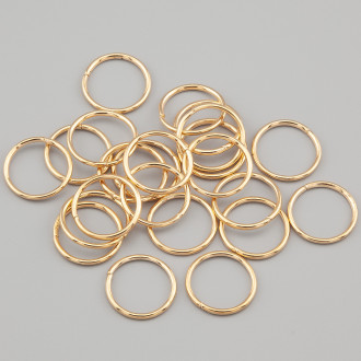 Соединительное кольцо одинарное 16х1,4 мм +-30 шт. Золото 20г